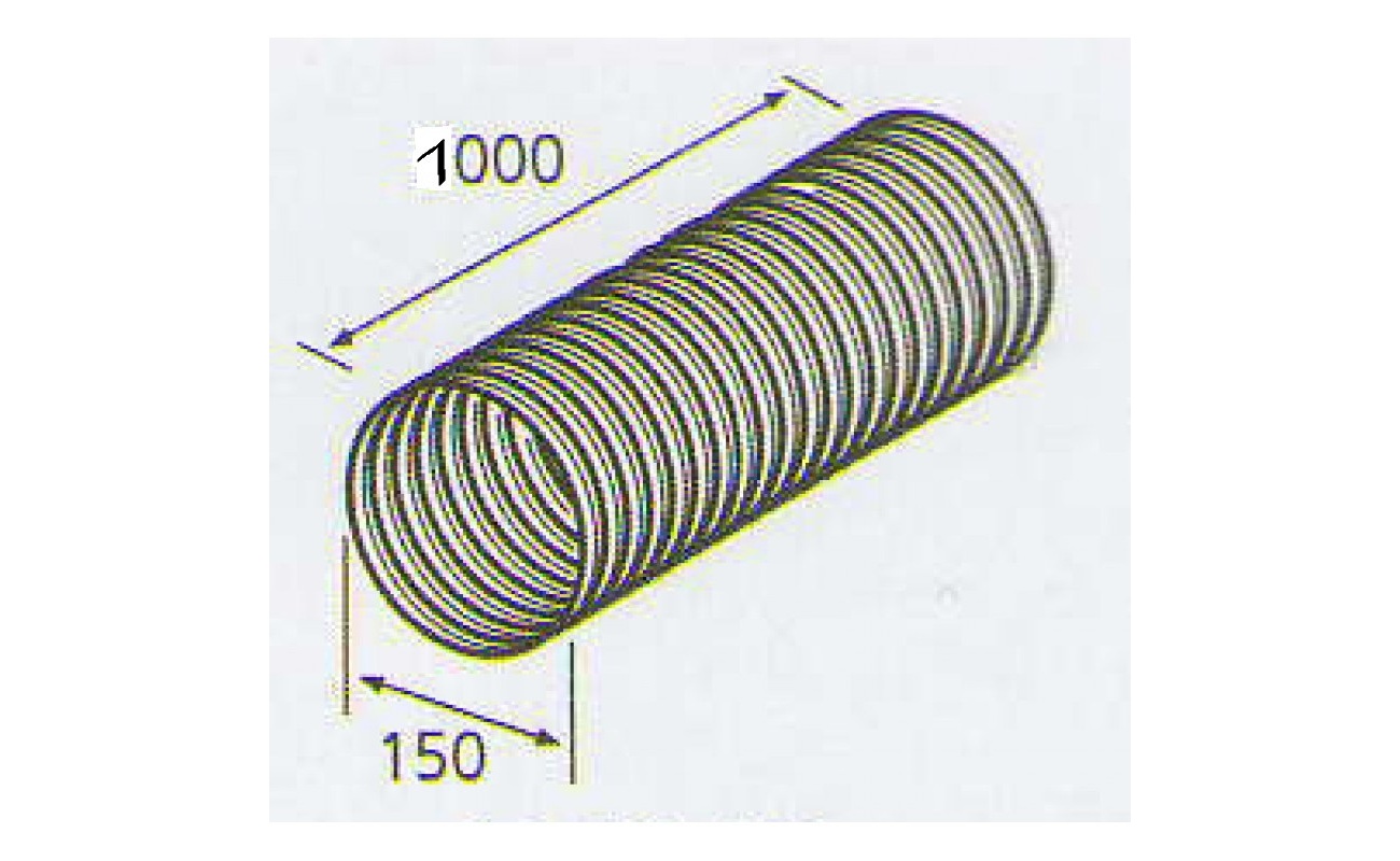 Hliníkové potrubie flexibilné 150 x 1000 mm