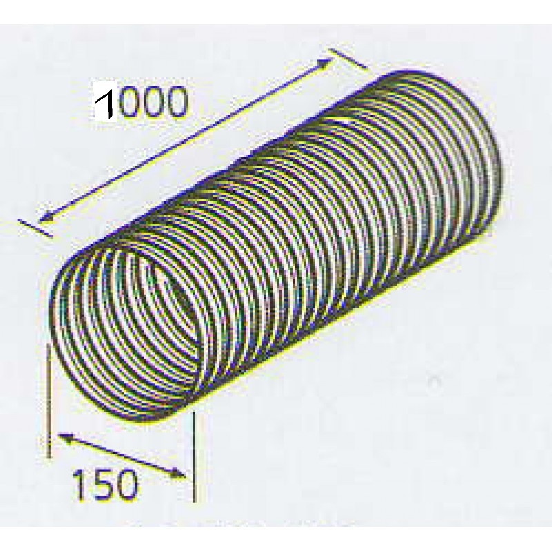 Hliníkové potrubie flexibilné 150 x 1000 mm